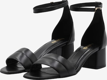 Usha Strap Sandals in Black