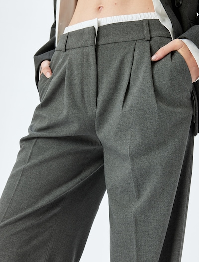 Koton Hose in grau / weiß, Produktansicht