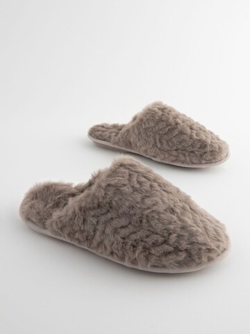 Pantoufle Next en marron