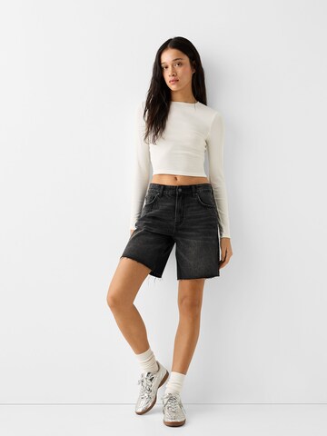 Bershka regular Jeans i sort