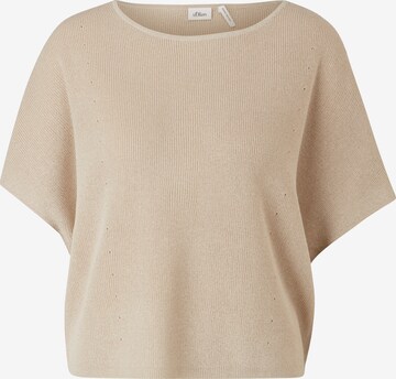 s.Oliver BLACK LABEL Pullover in Beige: predná strana