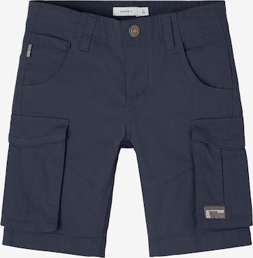 NAME IT Regular Broek 'Ryan' in Blauw: voorkant