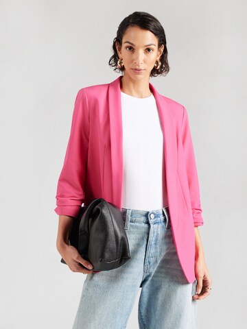 Blazer 'PCBOSELLA' PIECES en rose : devant