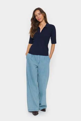 SAINT TROPEZ Pullover 'JuannaSZ' i blå