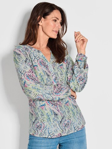 Goldner Blouse in Groen: voorkant