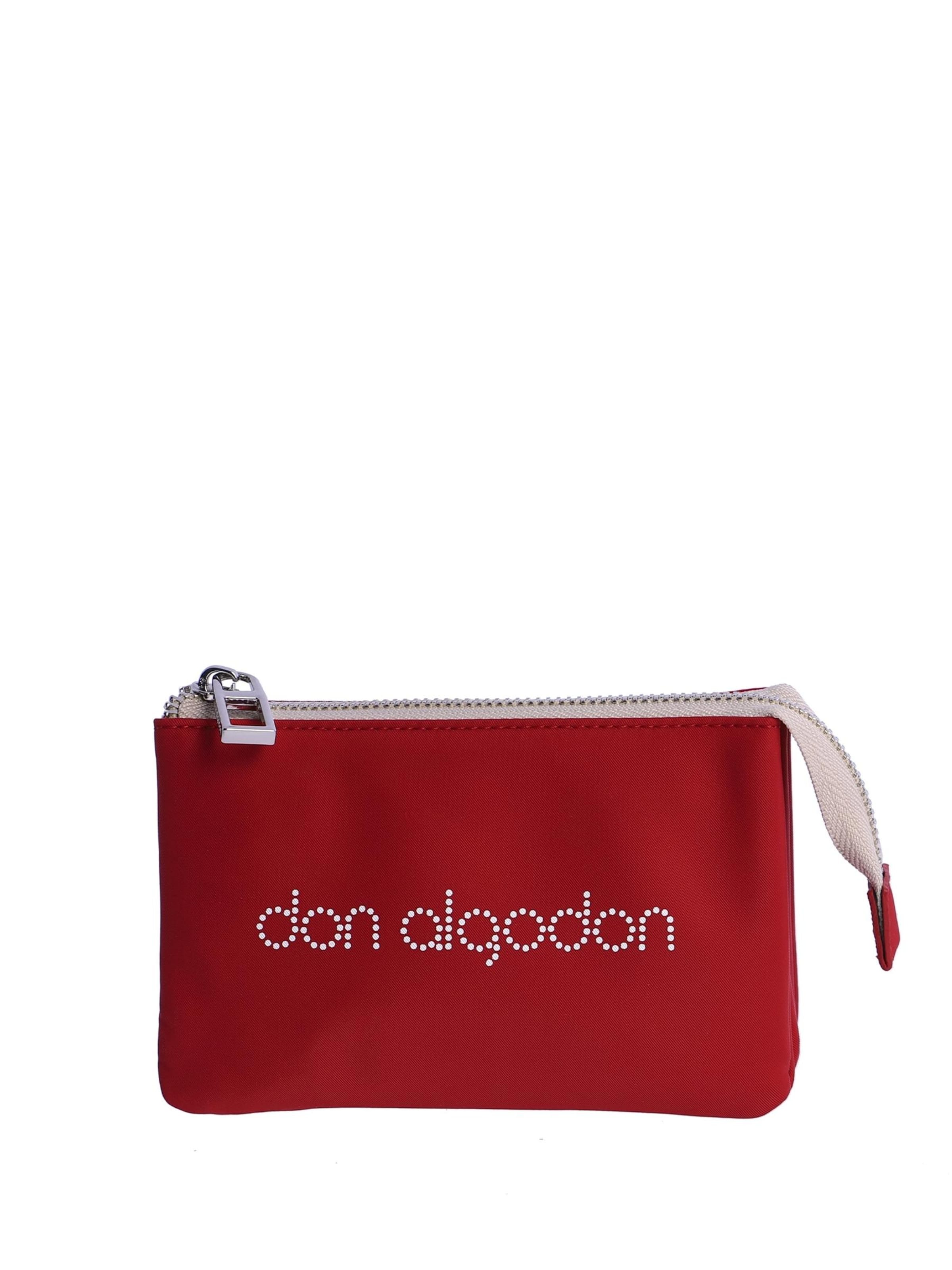 Don Algodon - Cartera 'Monedero para mujer DON ALGODON Montserrat con cremallera' en rojo: frente