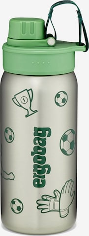 ergobag Trinkflasche 'Trinkflasche Edelstahl Trinkflasche' in Grün: Vorderseite