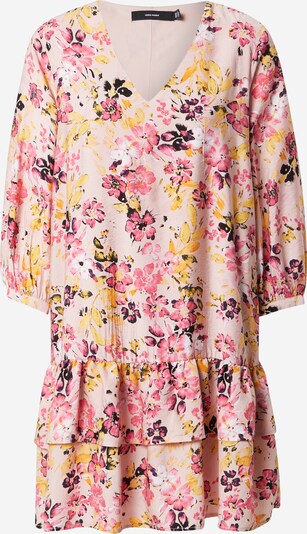 VERO MODA Kjole 'GIGI' i gul / lyserød / rosé / sort, Produktvisning
