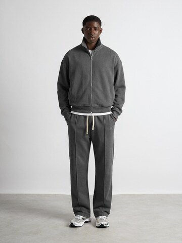 Burocs Wide Leg Sporthose 'Sweat Seam'‌‌‌‌‌‌ in Grau
