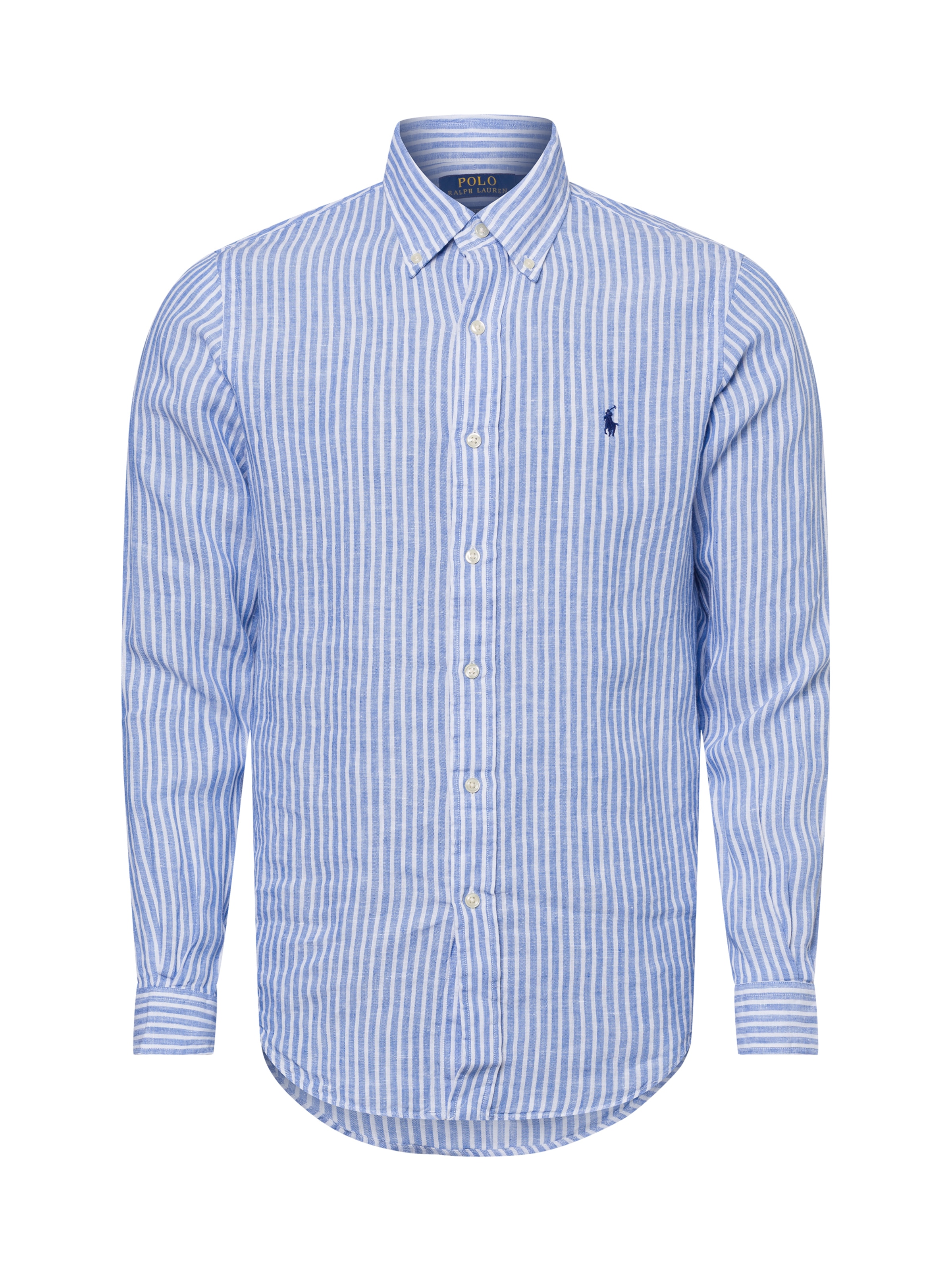 Polo Ralph Lauren Slim fit Button Up Shirt in Blue: front