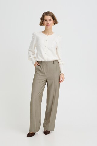 b.young Wide Leg Bukser 'BYDanta' i grå