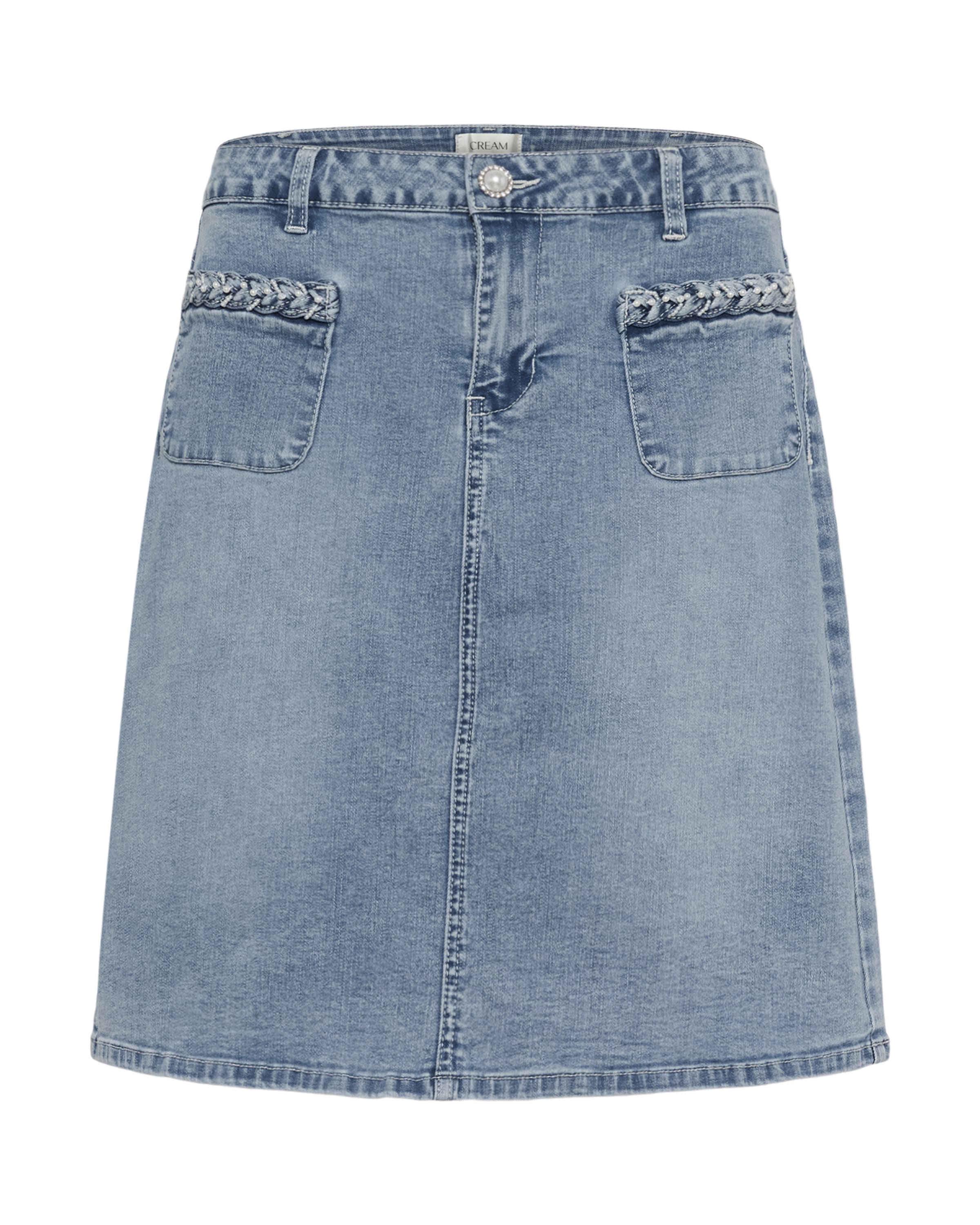 Cream Skirt 'CRGrazie' in Blue: front