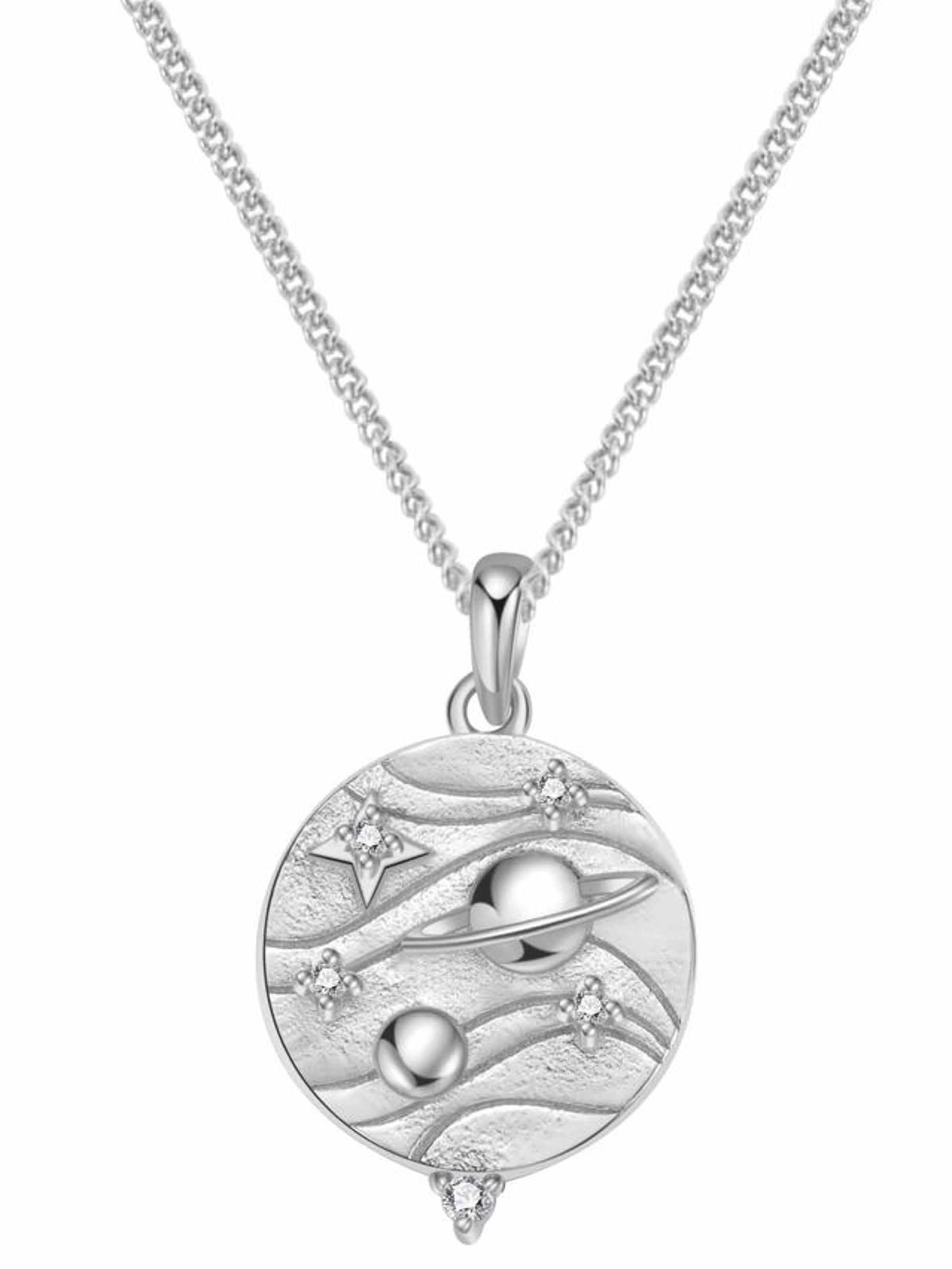 Collana 'Possibility' di Hey Happiness in argento: frontale