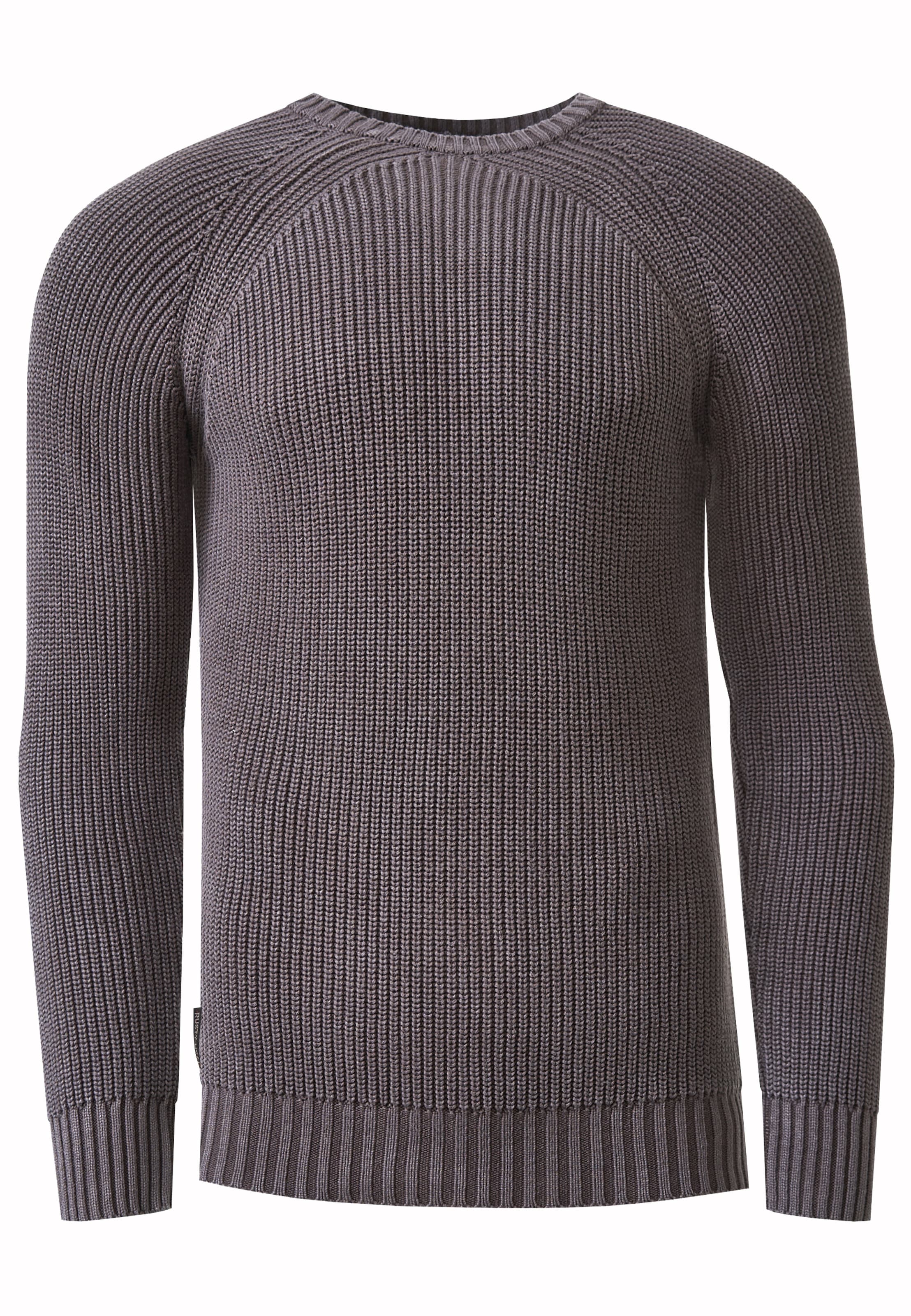 Rusty Neal Pullover in Grau: Vorderseite