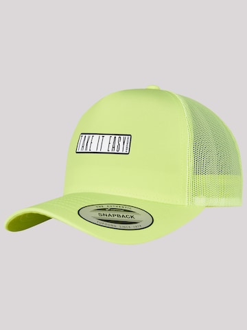 F4NT4STIC Cap 'Take It Easy' in Neon Yellow | ABOUT YOU