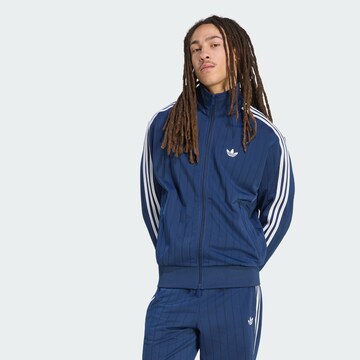 ADIDAS ORIGINALS Tussenjas 'Firebird Drop Needle' in Blauw: voorkant