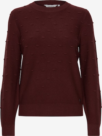 Pull-over 'Dotta' Oxmo en rouge : devant