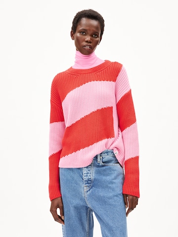 ARMEDANGELS Sweater 'Nurias' in Pink: front