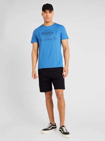 BLEND T-Shirt in Blau