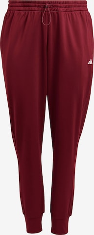 ADIDAS PERFORMANCE Workout Pants 'TAP' in Red: front