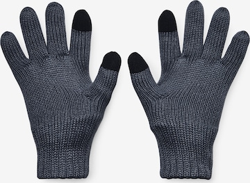 UNDER ARMOUR Athletic Gloves 'Halftime' in Grey: front
