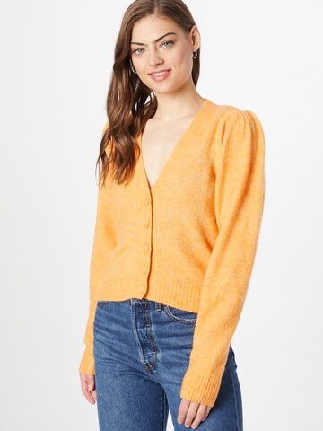 minus Knit Cardigan 'Ayo' in Orange: front