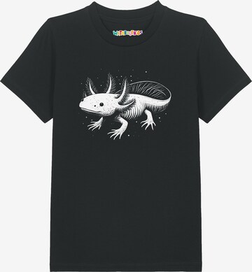 watabout.kids Shirt 'Axolotl' in Black: front