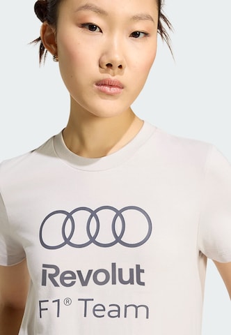 ADIDAS PERFORMANCE - Camisa funcionais 'Audi Revolut F1 Team DNA' em branco
