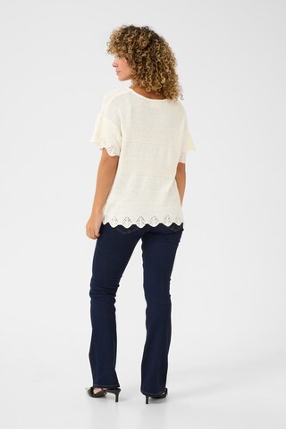 Pull-over 'Loraine' Cream en blanc