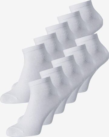 Chaussettes 'Dongo' JACK & JONES en blanc : devant