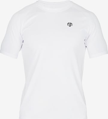 MOROTAI - Camiseta funcional en blanco: frente