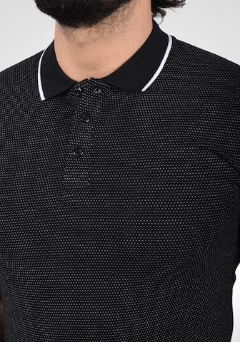 !Solid Shirt 'Sava' in Schwarz