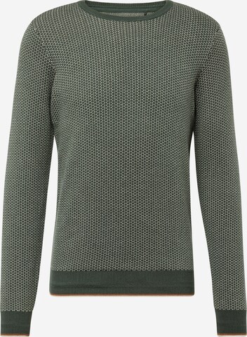 BLEND Sweter w kolorze zielony: przód