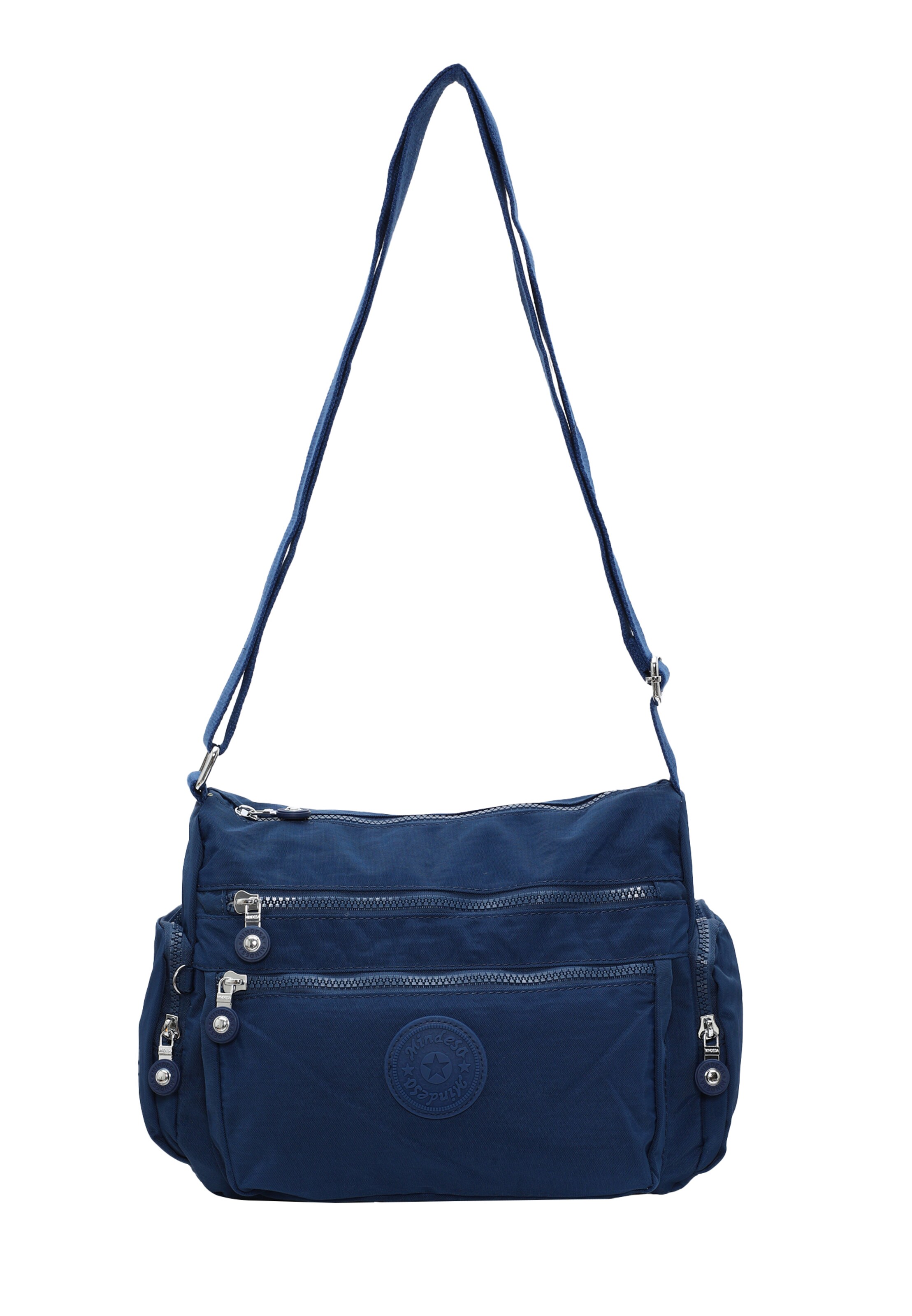 Mindesa - Mala de ombro em azul: frente