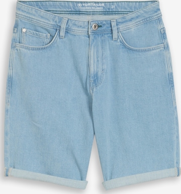 TOM TAILOR Shorts 'Morris' in Blau: Vorderseite