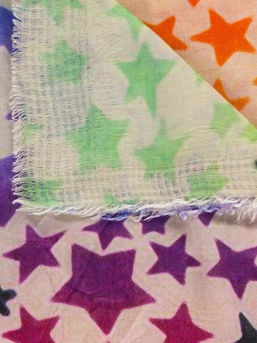 Passigatti Wrap 'Schal mit buntem Sternenmuster' in Mixed colors