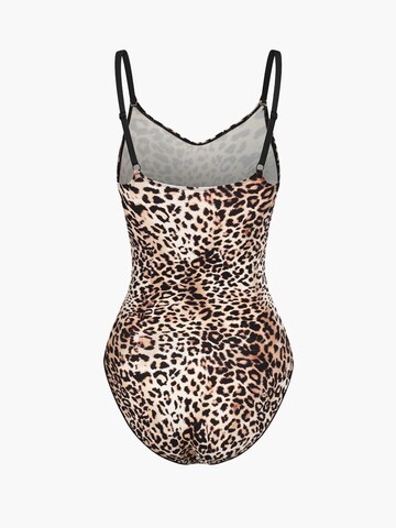 cfab (formerly creamy fabrics) Shapingbody 'Bodysuit Sculpting Shapewear mit Slip'‌‌‌‌‌‌‌‌ in Beige