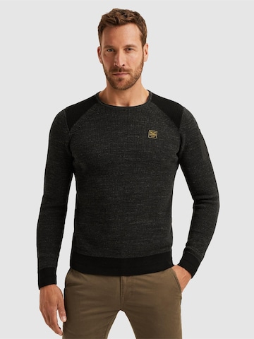 PME Legend - Jersey 'Pullover with flight pocket' en negro: frente
