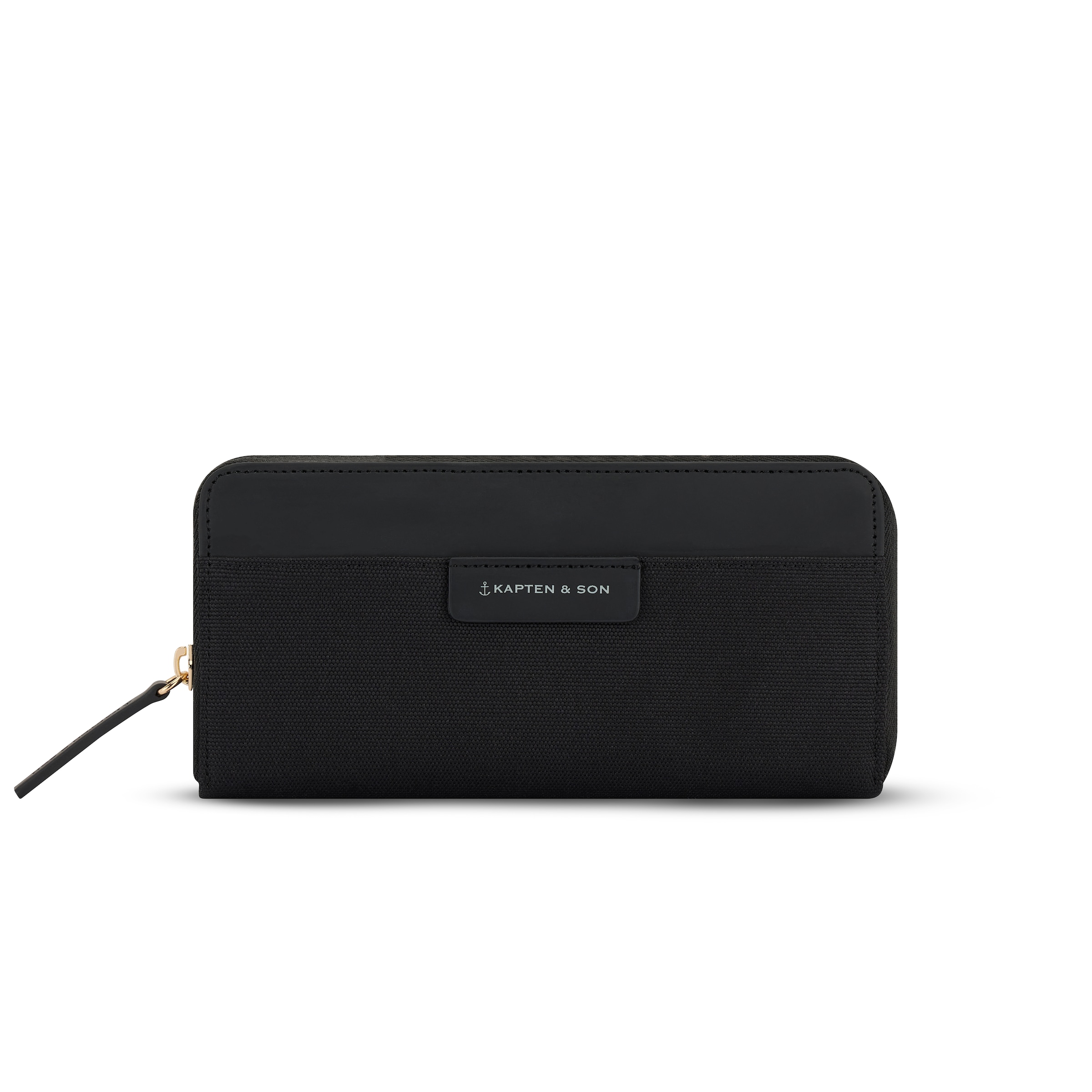 Kapten & Son Портмоне 'Bergen Pro Large' в черно: отпред