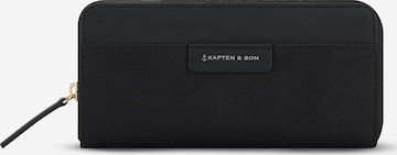 juoda Kapten & Son Piniginė 'Bergen Pro Large': priekis