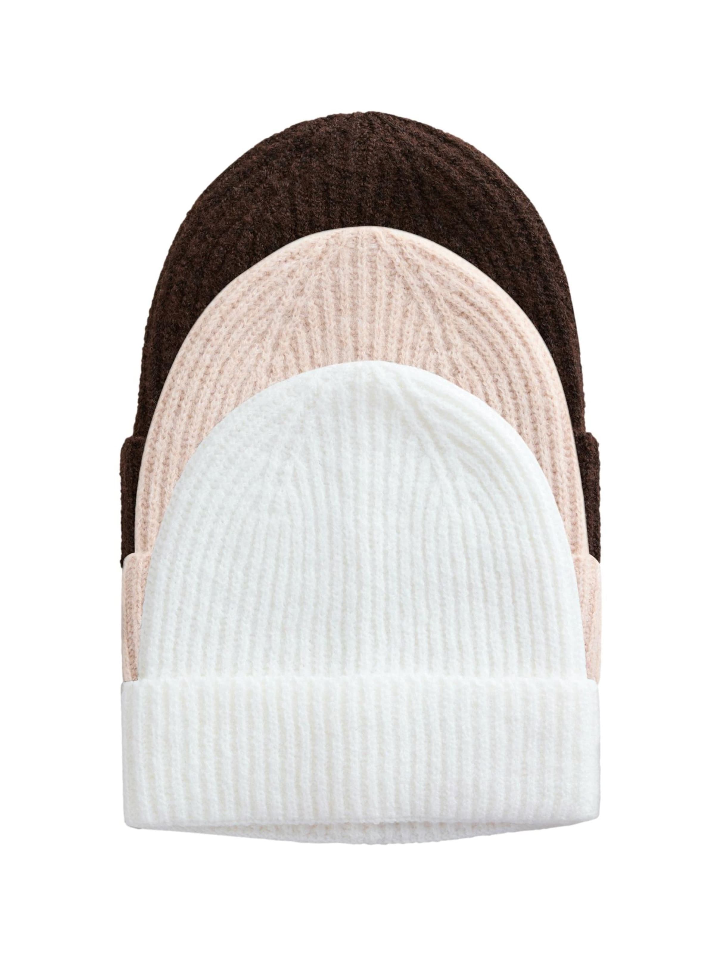 Bonnet The Set en marron : devant