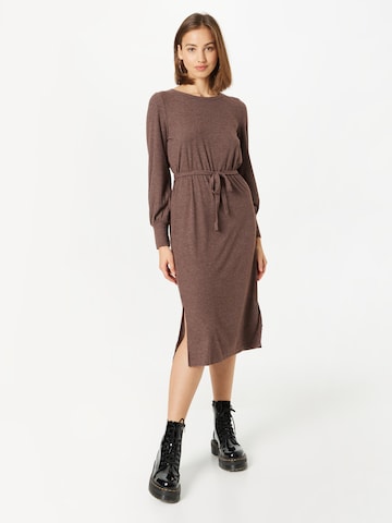 ICHI Dress in Brown: front