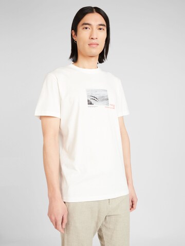 SELECTED HOMME T-shirt i vit: framsida