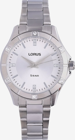 Montre à affichage analogique LORUS en argent : devant