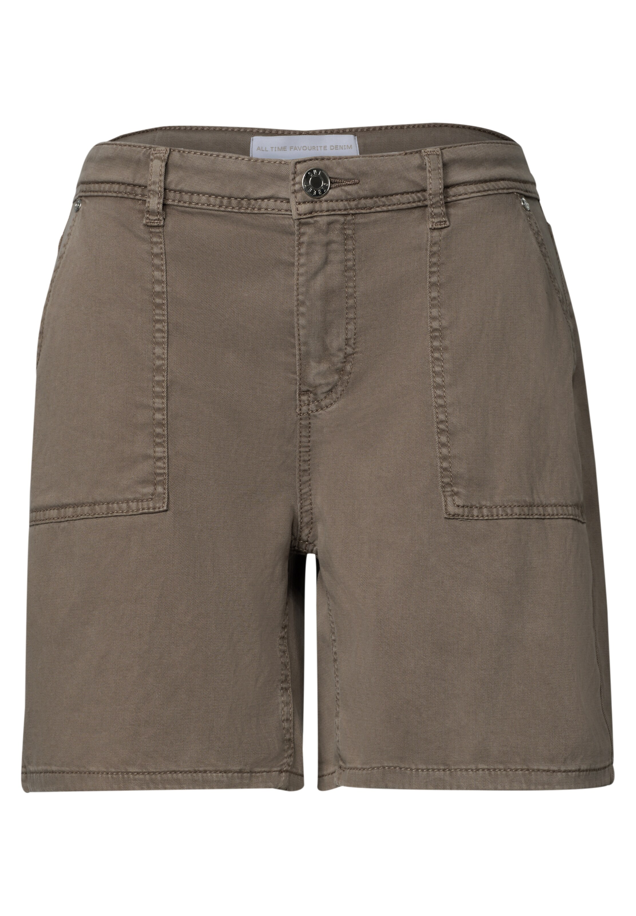 STREET ONE Regular Jeans in Braun: Vorderseite