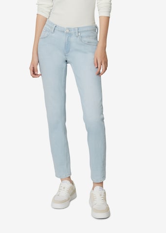 Marc O'Polo DENIM Slimfit Jeans in Blauw: voorkant