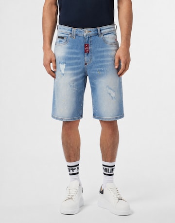 Philipp Plein Regular Jeans 'Formentera' in Blue: front