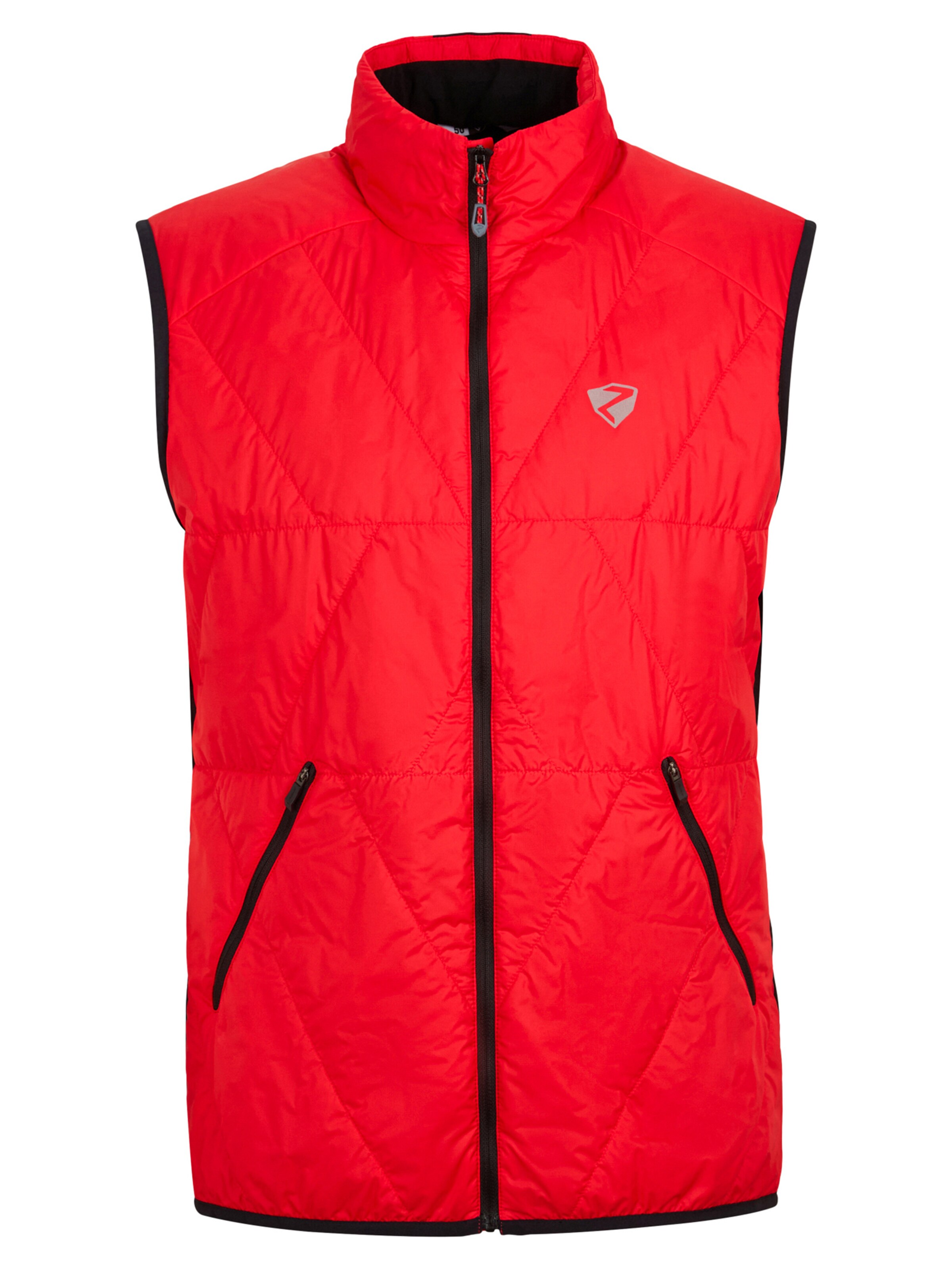 ZIENER Sportweste 'Nario' in rot / schwarz, Produktansicht