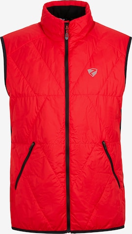 ZIENER Sportweste 'Nario' in Rot: Vorderseite