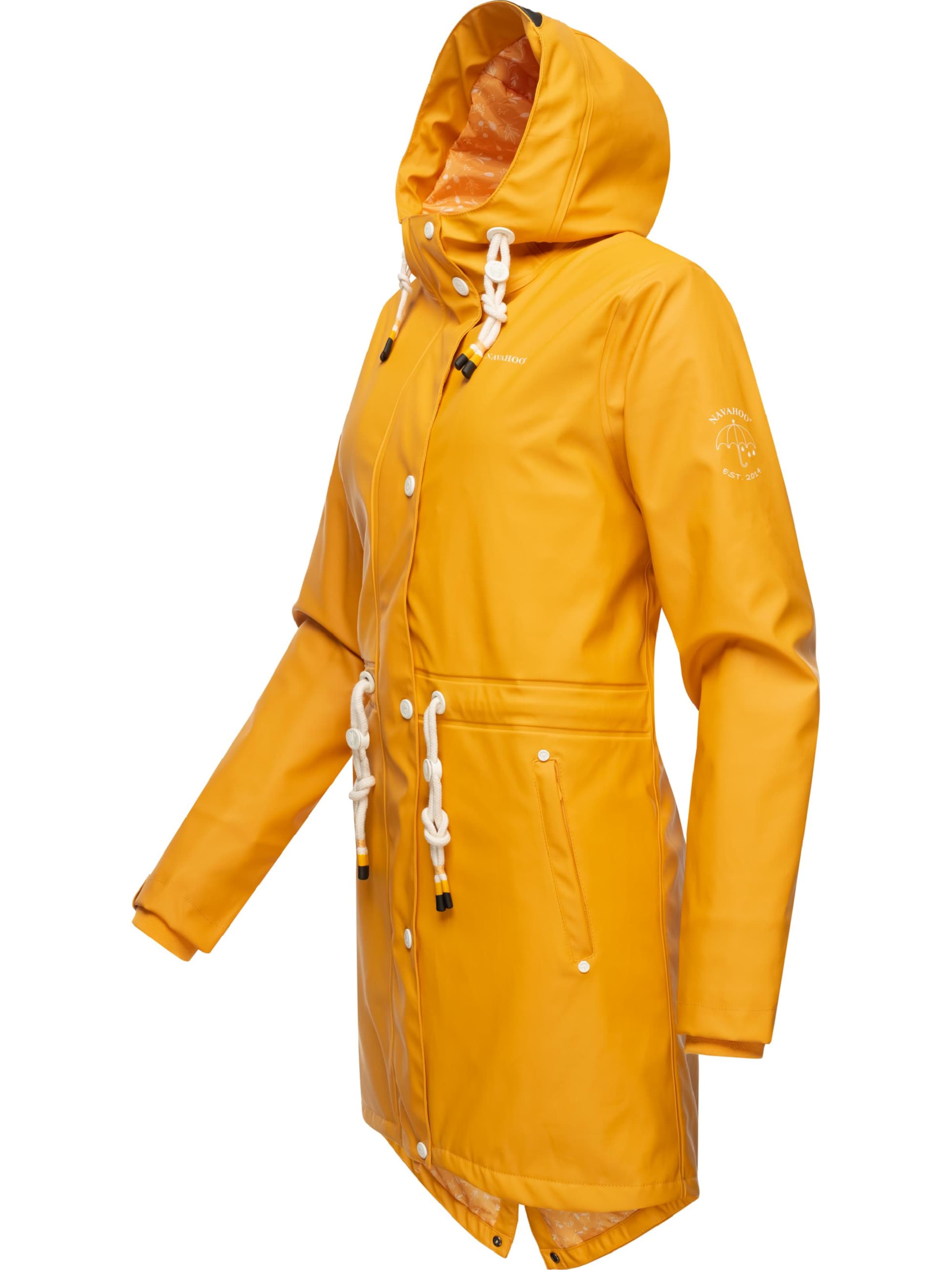 NAVAHOO Функционално яке 'Flower of Ocean' в жълто